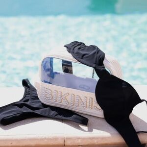 NIB : BIKINIS Pearl Travel Pouch